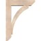 Ekena Millwork Thorton Slat Smooth Bracket w/ Offset Brace, Douglas Fir, 7 1/2"W x 30"D x 42"H BKT0806X30X42THR06SDF - alternate 4